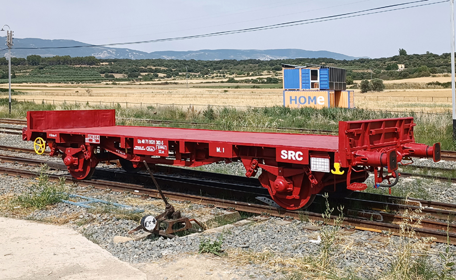 REPARACIÓN GENERAL DEL VAGÓN PLATAFORMA SRC M-1, DE DOS EJES, PARA TRAVIESAS