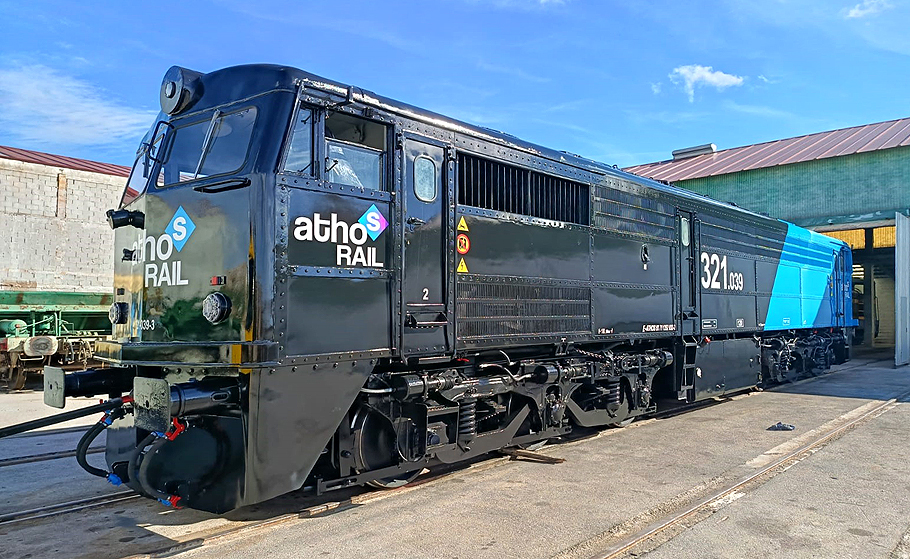 REPARACIÓN GENERAL DE LA LOCOMOTORA DIÉSEL, DE SEIS EJES, ATHOS RAIL 321.039